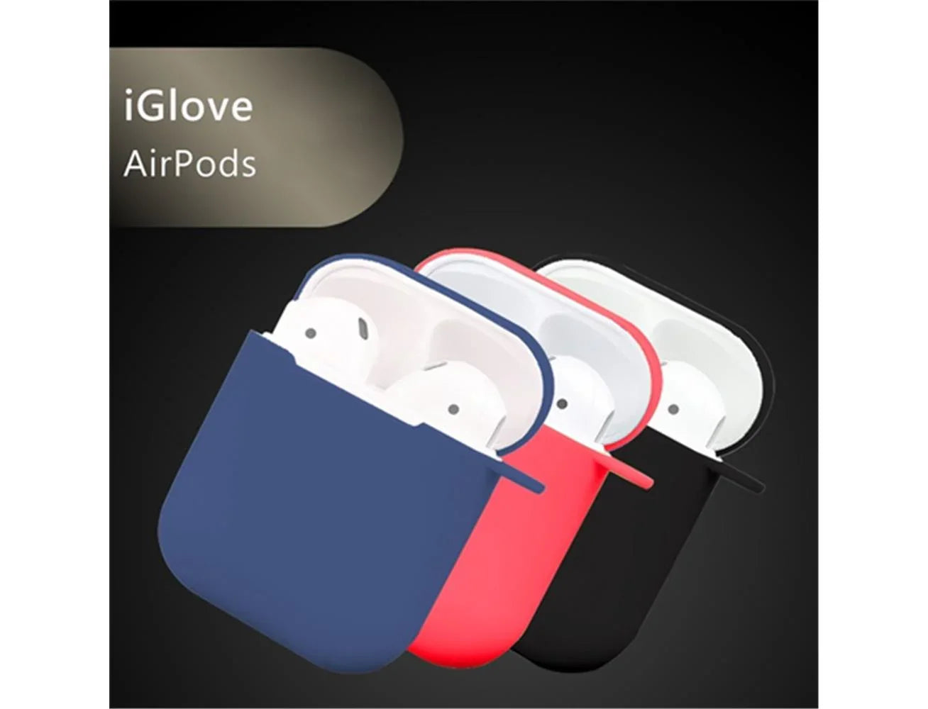 Wiwu Iglove Soft Silicone Cases For Apple Airpod - Royalty Set 3 Pcs Pack - Tashqila Wiwu Iglove Soft Silicone Cases For Apple Airpod - Royalty Set 3 Pcs Pack - Tashqila
